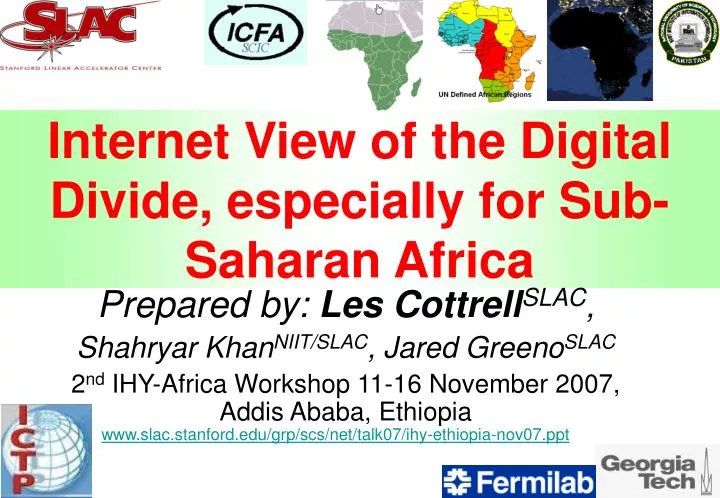 internet view of the digital divide especially for sub saharan africa
