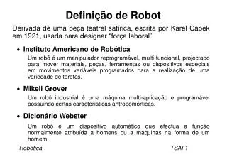 Definição de Robot