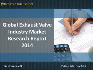R&I: Global Exhaust Valve Industry Market 2014