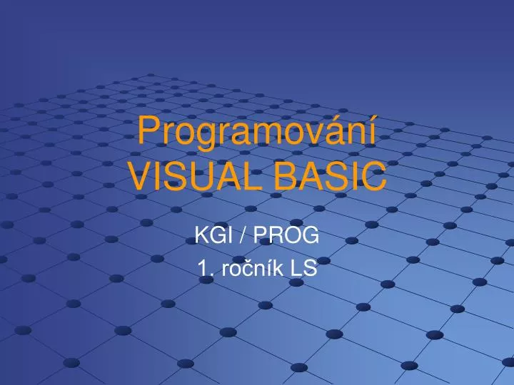 programov n visual basic