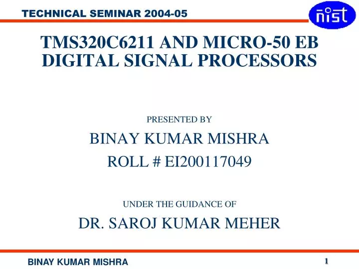 tms320c6211 and micro 50 eb digital signal processors