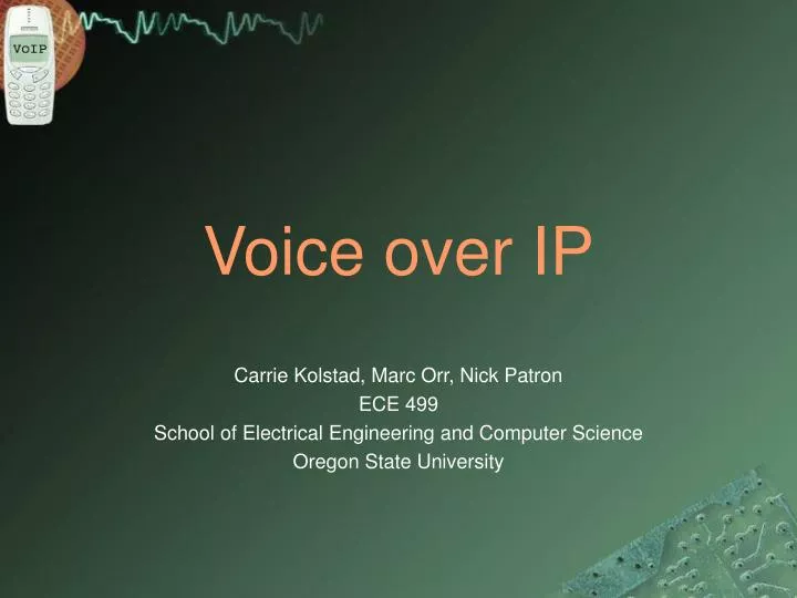 voice over ip