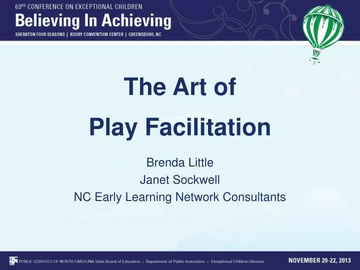the art of play facilitation