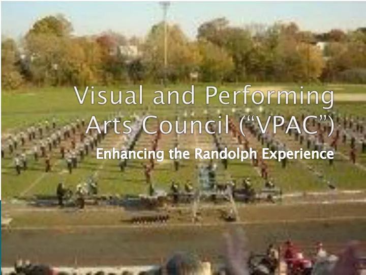 visual and performing arts council vpac