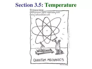 Section 3.5: Temperature
