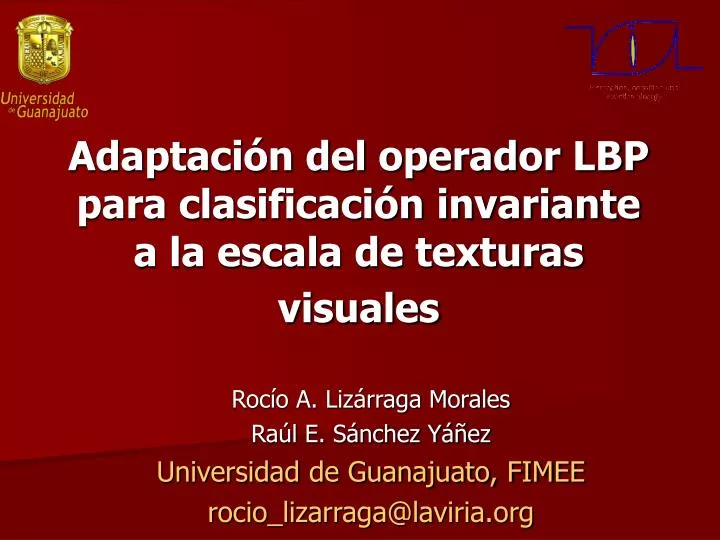 adaptaci n del operador lbp para clasificaci n invariante a la escala de texturas visuales