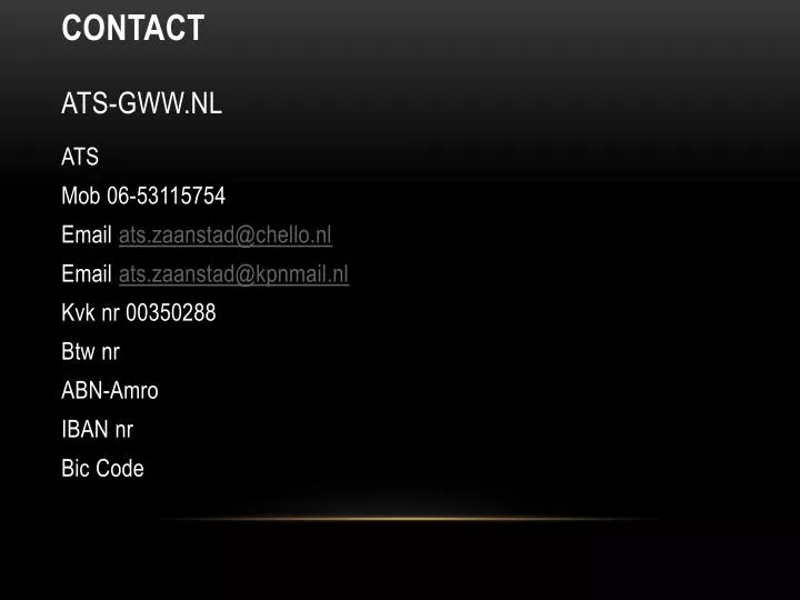 contact ats gww nl