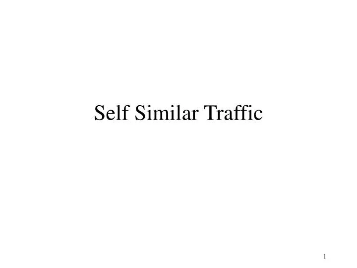 self similar traffic