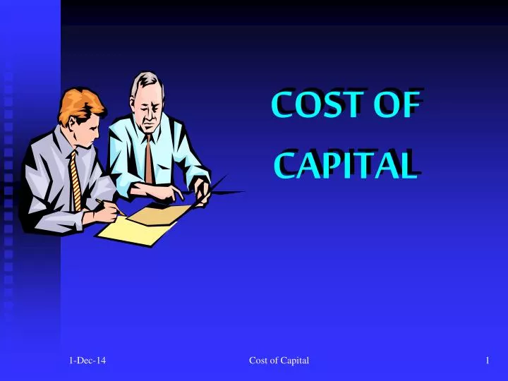 cost of capital