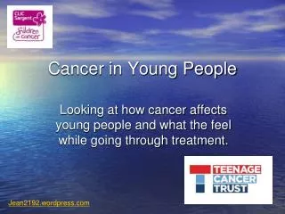 Cancer in Young People