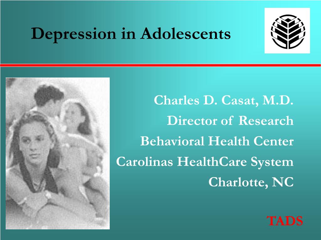 PPT - Depression in Adolescents PowerPoint Presentation, free download ...