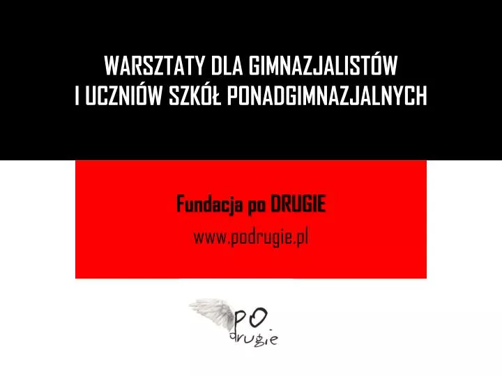 fundacja po drugie www podrugie pl