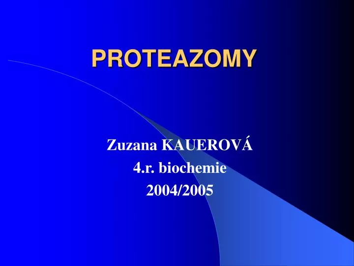 proteazomy