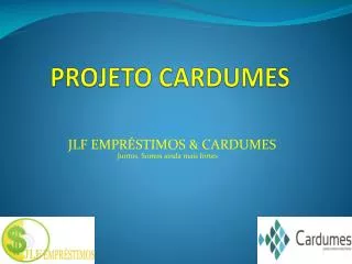 PROJETO CARDUMES