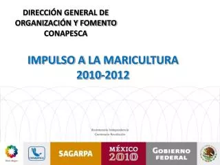 DIRECCIÓN GENERAL DE ORGANIZACIÓN Y FOMENTO CONAPESCA