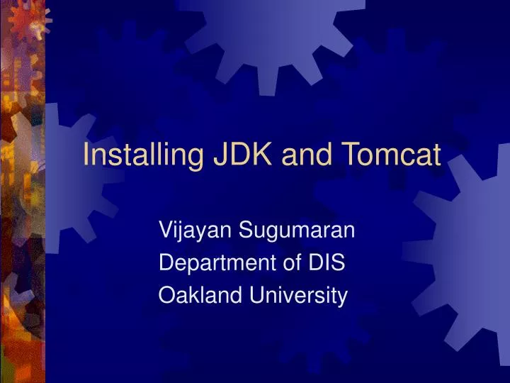 installing jdk and tomcat