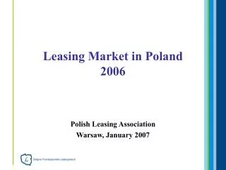 Leasing Market in Poland 2006