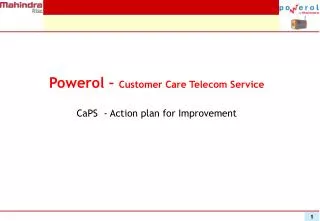 Powerol – Customer Care Telecom Service