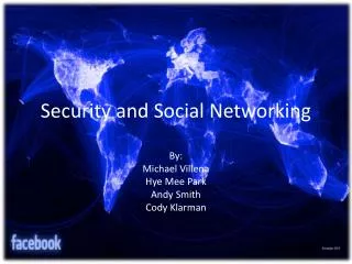 Security and Social Networking