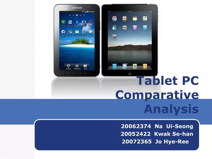 tablet pc comparative analysis