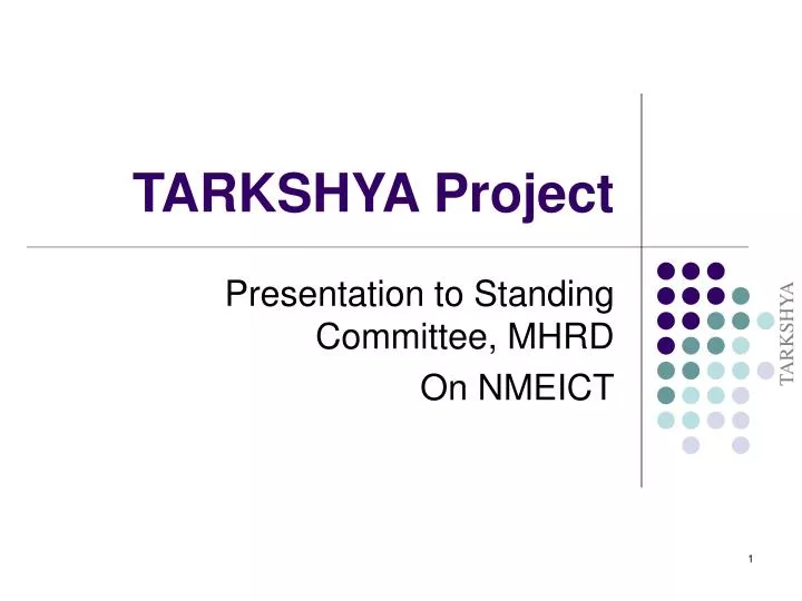 tarkshya project