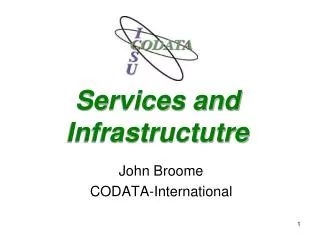 Services and Infrastructutre