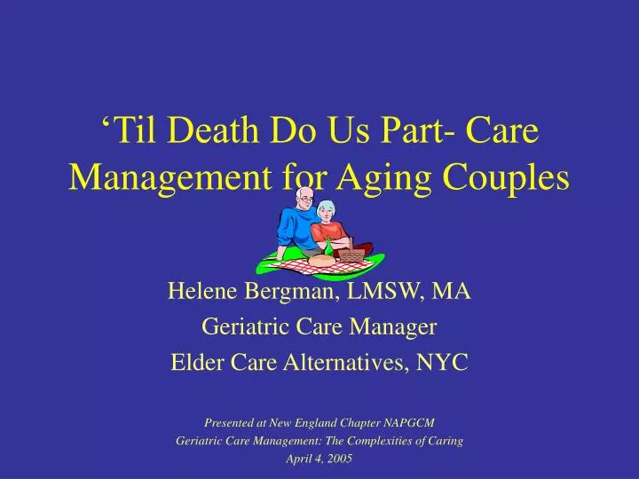 til death do us part care management for aging couples