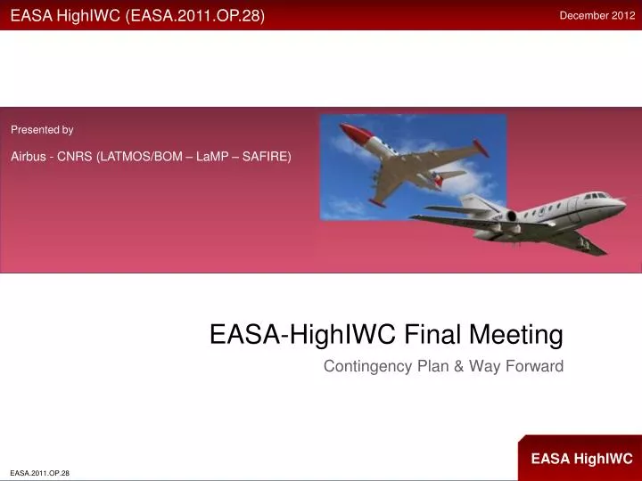 easa highiwc final meeting