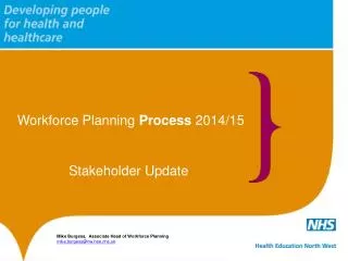 Workforce Planning Process 2014/15