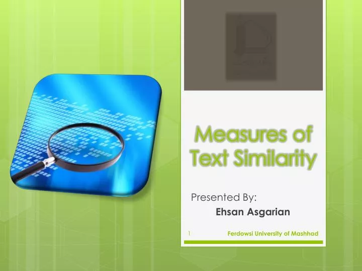 measures of text similarity