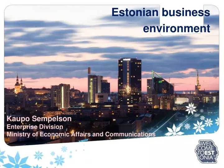 estonian business environment