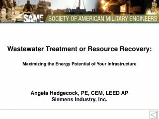 Wastewater Treatment or Resource Recovery: Maximizing the Energy Potential of Your Infrastructure