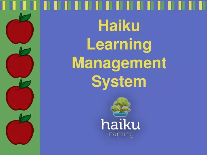 haiku learning management system