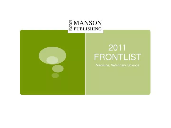 2011 frontlist