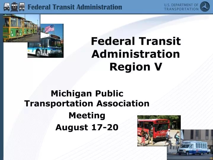 federal transit administration region v