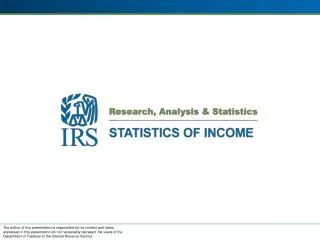 Statistics Of Income (SOI) History and Mission