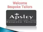 Bespoke Tailors - slide 1