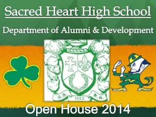 Sacred Heart High School Department of Alumni &amp; Development
