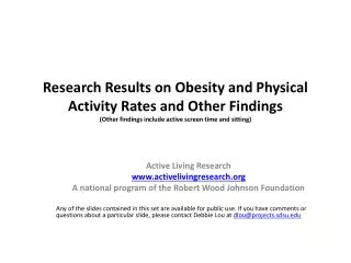 Active Living Research activelivingresearch