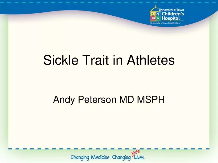 sickle trait in athletes