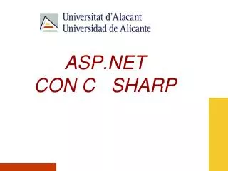 ASP.NET CON C SHARP