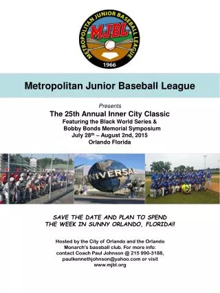 Metropolitan Junior Baseball League