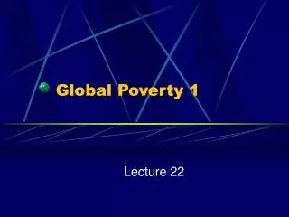 Global Poverty 1