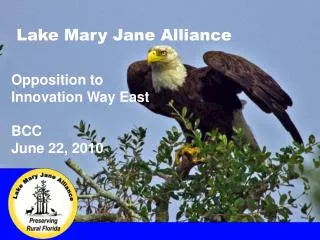 Lake Mary Jane Alliance
