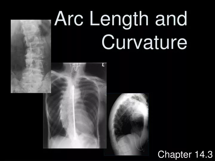 arc length and curvature