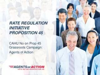Rate Regulation Initiative Proposition 45