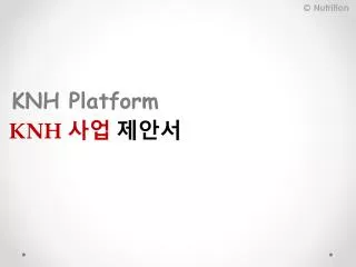 KNH Platform
