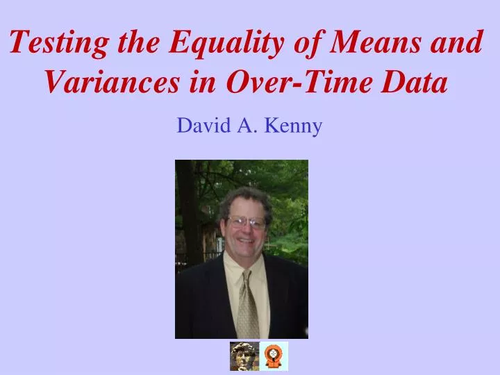 testing the equality of means and variances in over time data