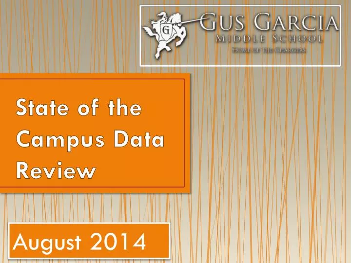 state of the campus data review