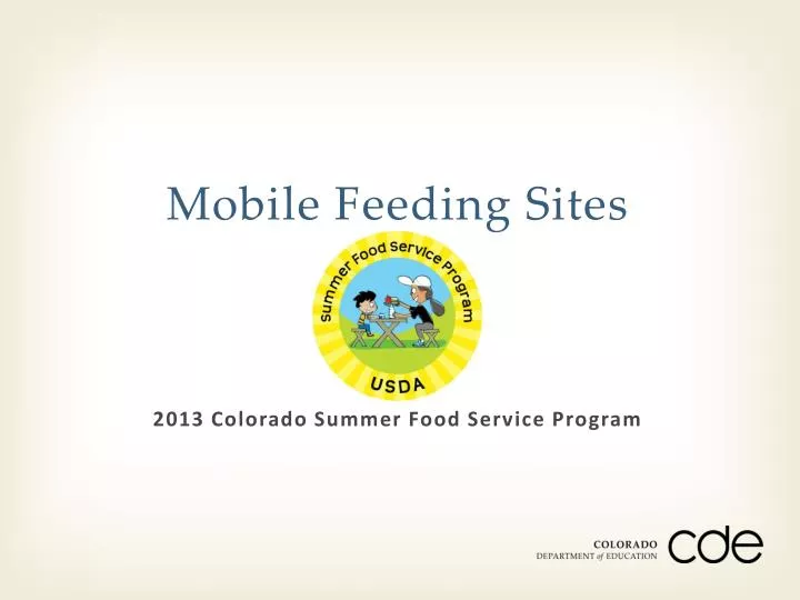 mobile feeding sites